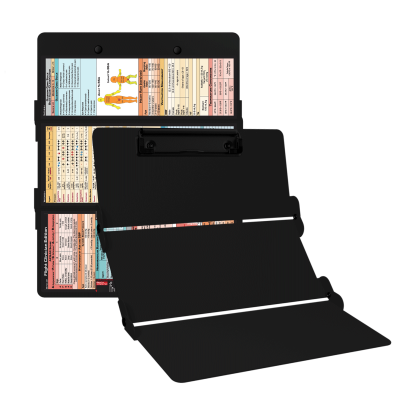 WhiteCoat Clipboard® Trifold - Blackout Flight Medic Edition